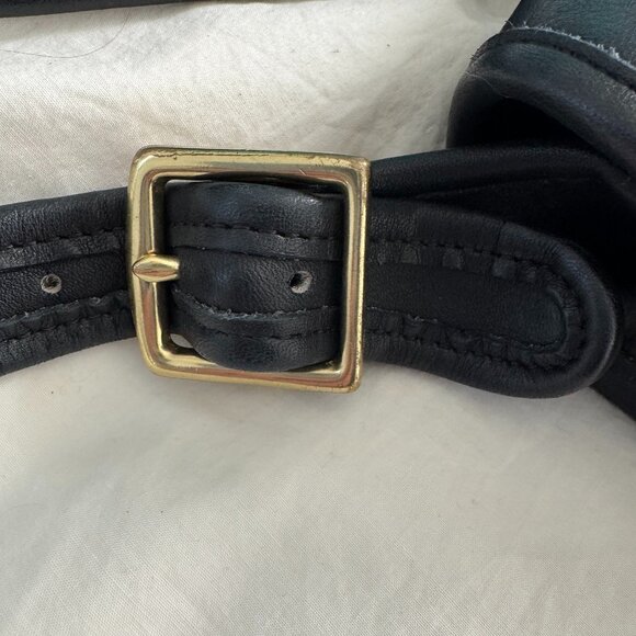 Vintage Coach 5180 Navy Leather Briefcase - Picture 4 of 14